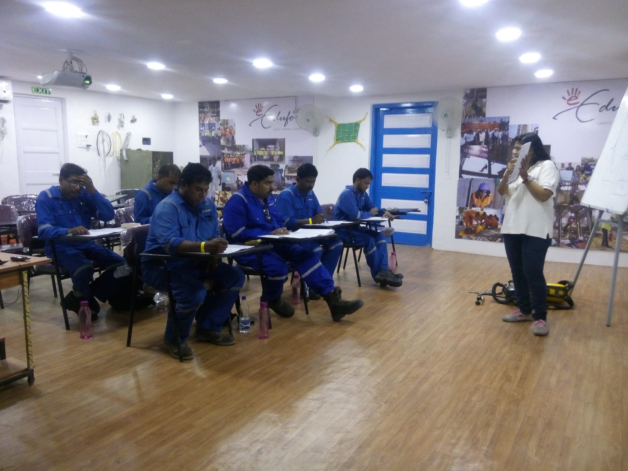 Classroom at the Eduforce training centre with participants seated during a session