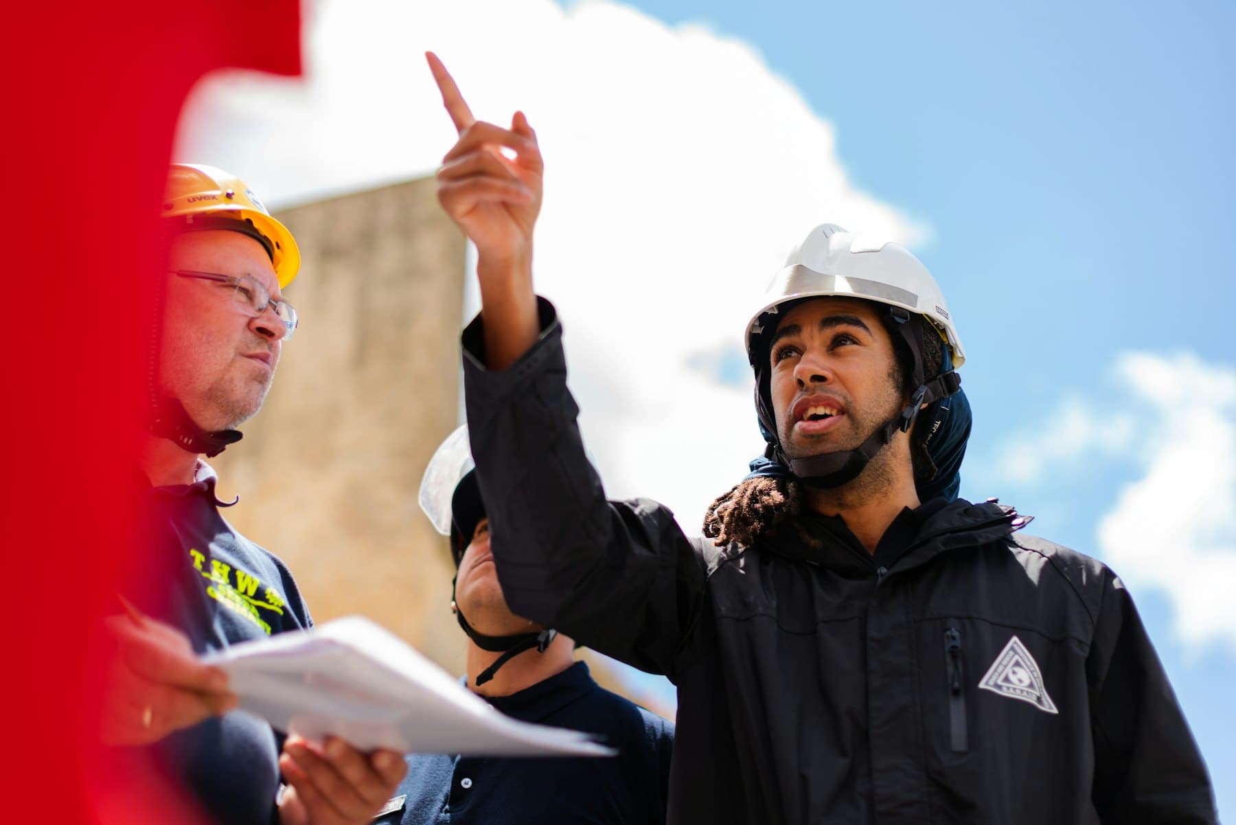 Risk assessment being carried out in a workplace